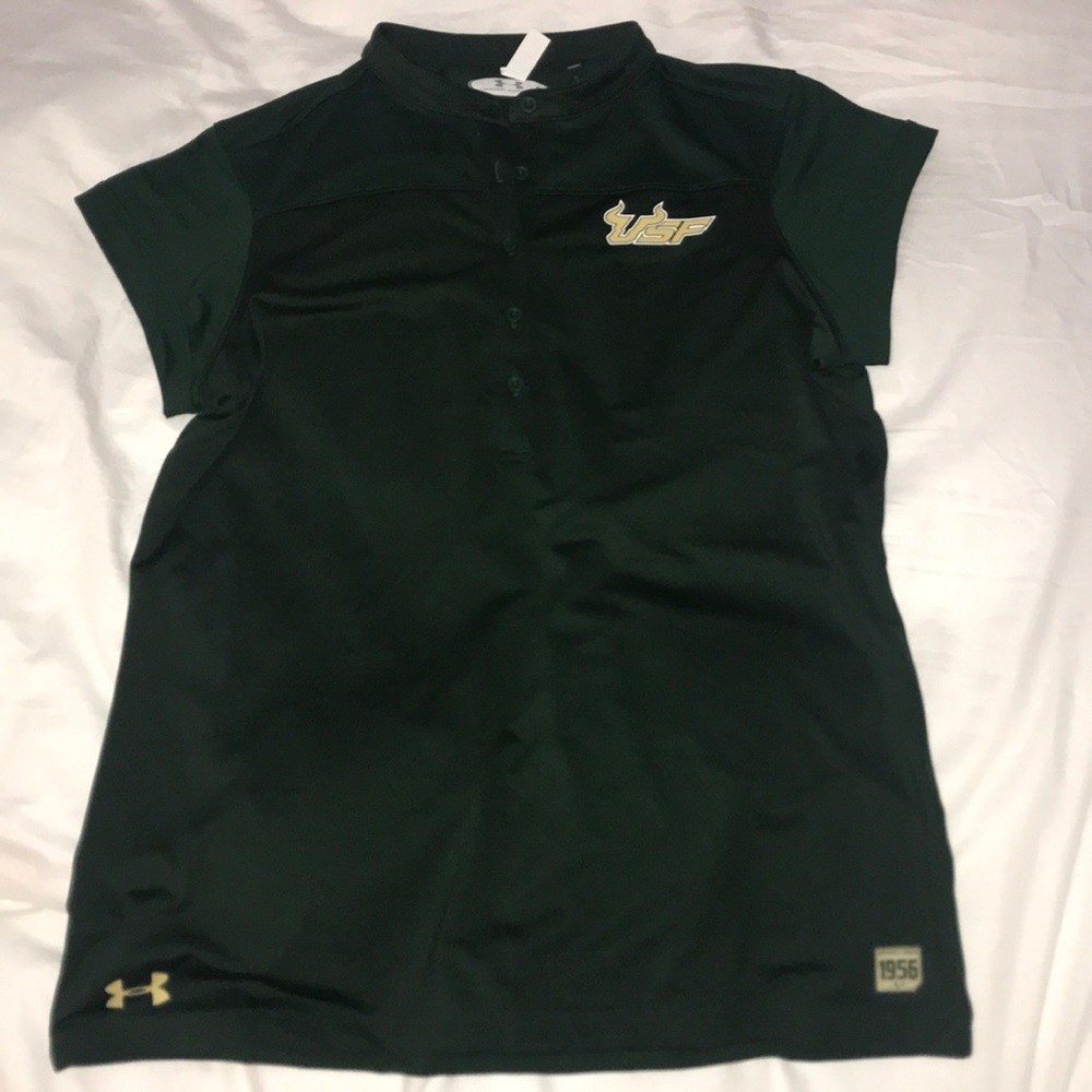 New with tags!! USF Under Armour golf polo!